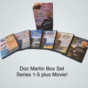 Doc Martin DVD Box Set Series 1-5 plus Movie! British Comedy  Hilarious DVDs
